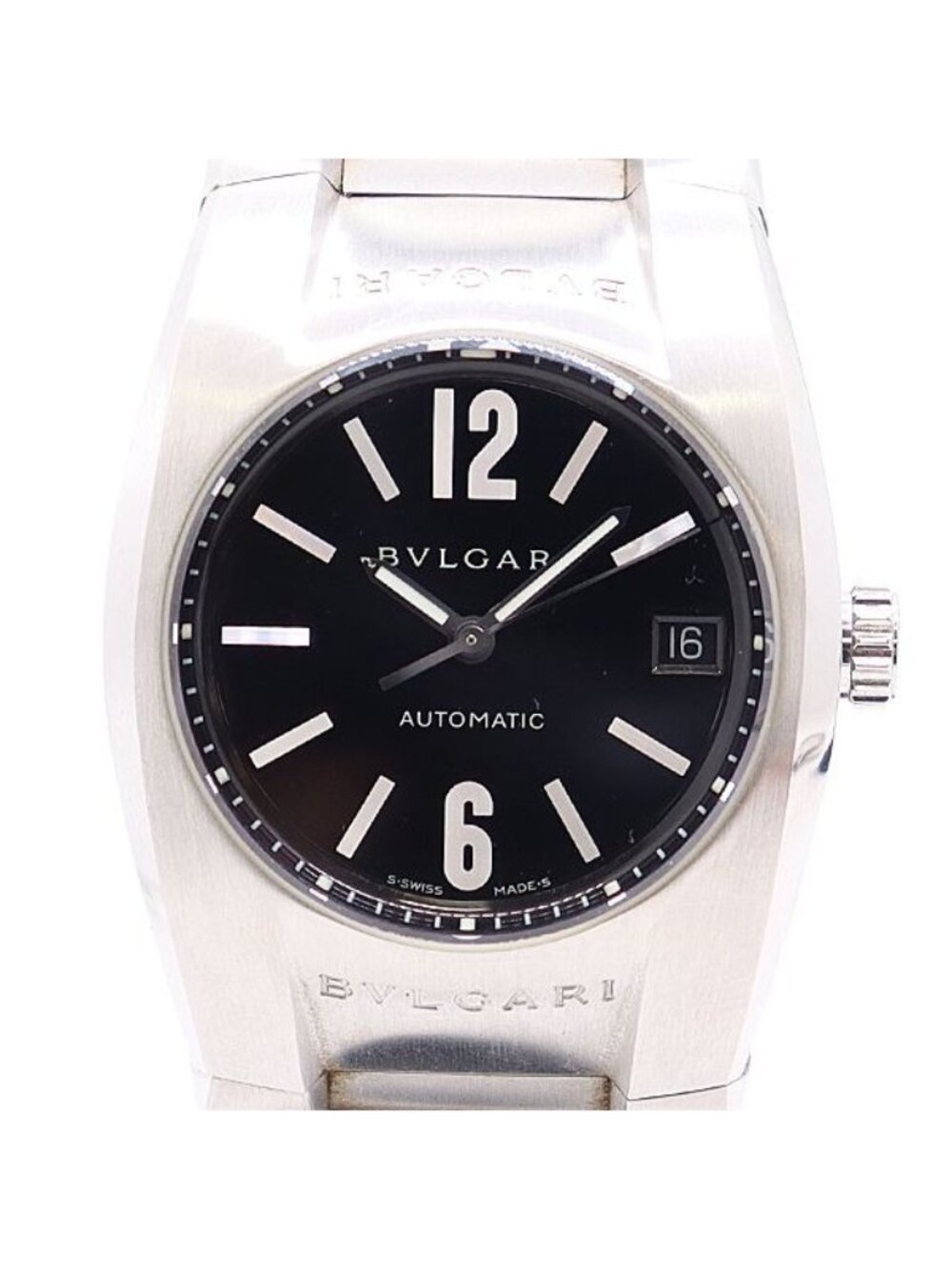 Bvlgari Ergon Automatic Date Black Dial Watch
